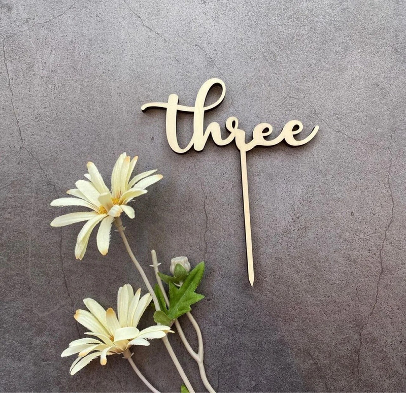 Uus puidust 1. püha sünnipäeva tordipealne, üks kaks kolme, beebide sünnipäevapeo tarvikud, koogikaunistused