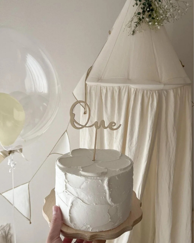 Uus puidust 1. püha sünnipäeva tordipealne, üks kaks kolme, beebide sünnipäevapeo tarvikud, koogikaunistused