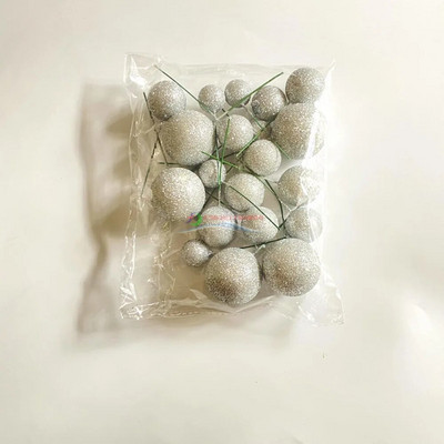 20 TK tordipallide komplekt 2 cm–4 cm sfäärid, meisterdage sünnipäevatordi segatud kunstpallid, kaunistus peoks, tähistage särapalle