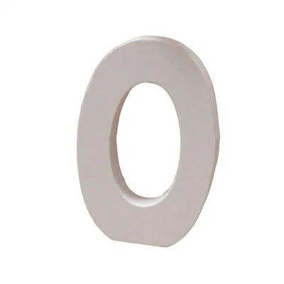 Decor Wedding 1PC Wood Craft 0-9 White Puidust numbrid Peokaunistused Hotelli kodu Foto Rekvisiidid Number Puidust ornament