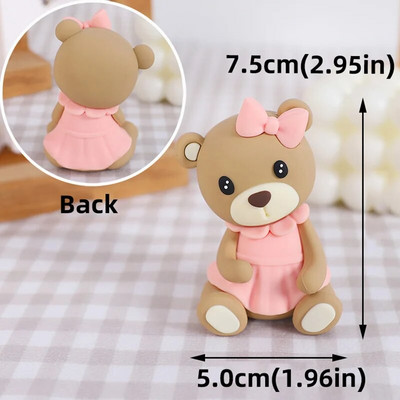 Baby Elephant Cake Topper Baby Shower Elevandikoogi kaunistamiseks lastele 2. 1. sünnipäeva peo kaunistus Poiss Tüdruk Sugu paljastamine