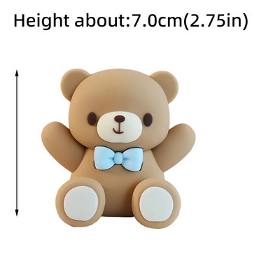 Baby Elephant Cake Topper Baby Shower Elevandikoogi kaunistamiseks lastele 2. 1. sünnipäeva peo kaunistus Poiss Tüdruk Sugu paljastamine