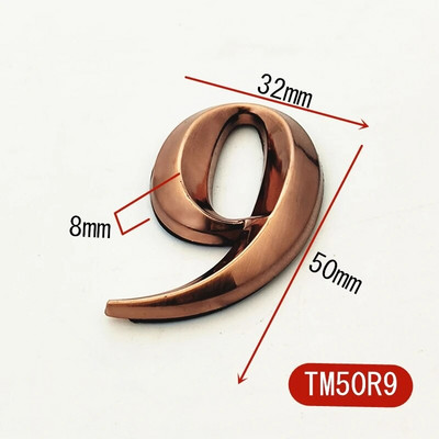 5 cm majanumbri kleebise silt Numbriline ukseplaat tahvel sahtli silt Plaat Hotelli koduaadress Ukse silt pronks plastik 0-9