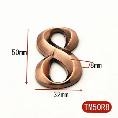 5 cm majanumbri kleebise silt Numbriline ukseplaat tahvel sahtli silt Plaat Hotelli koduaadress Ukse silt pronks plastik 0-9