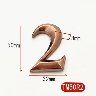 5 cm majanumbri kleebise silt Numbriline ukseplaat tahvel sahtli silt Plaat Hotelli koduaadress Ukse silt pronks plastik 0-9