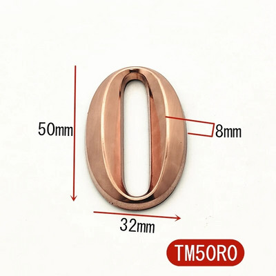 5 cm majanumbri kleebise silt Numbriline ukseplaat tahvel sahtli silt Plaat Hotelli koduaadress Ukse silt pronks plastik 0-9