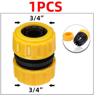 1/2" 3/4" 1" kerti autós tömlő gyorscsatlakozók javítása Sérült szivárgó vízcső adapter PE csőszerelvény öntözőcsövek csatlakozásai