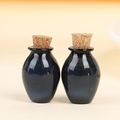 2 komada 9 boja Mini staklene boce u boji Slatke boce s plutom Male bočice na dar Sićušne staklenke Bočice Dekoracija doma