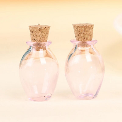 2 komada 9 boja Mini staklene boce u boji Slatke boce s plutom Male bočice na dar Sićušne staklenke Bočice Dekoracija doma