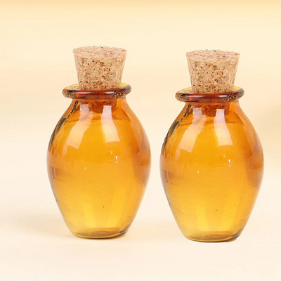 2 komada 9 boja Mini staklene boce u boji Slatke boce s plutom Male bočice na dar Sićušne staklenke Bočice Dekoracija doma