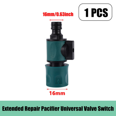 Ventil s navojem od 3/4" s priključkom za nazuvicu od 16 mm Zaporni ventil za vrtno crijevo Adapter za preusmjernu slavinu za autopraonicu Zalijevanje vrta
