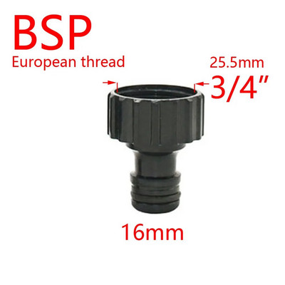 Vrtna slavina 1/4" crijevo Brzi priključak 4/7 8/11 16 mm Zupčasti spoj cijevi za vodu 1/2" 1" 3/4" Muški ženski navoj Adapter za navodnjavanje kap po kap