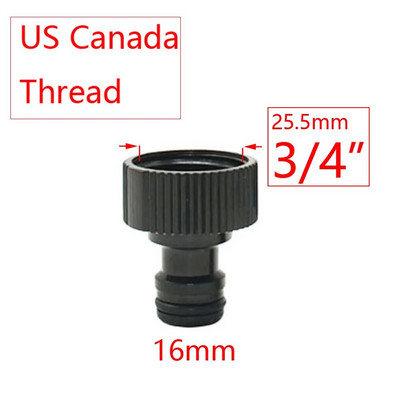 Vrtna slavina 1/4" crijevo Brzi priključak 4/7 8/11 16 mm Zupčasti spoj cijevi za vodu 1/2" 1" 3/4" Muški ženski navoj Adapter za navodnjavanje kap po kap