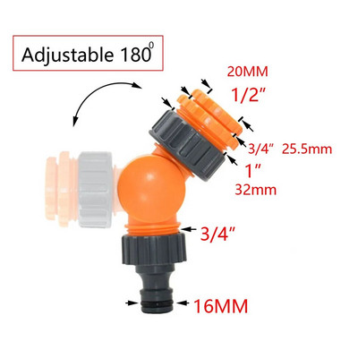 Vrtna slavina 1/4" crijevo Brzi priključak 4/7 8/11 16 mm Zupčasti spoj cijevi za vodu 1/2" 1" 3/4" Muški ženski navoj Adapter za navodnjavanje kap po kap