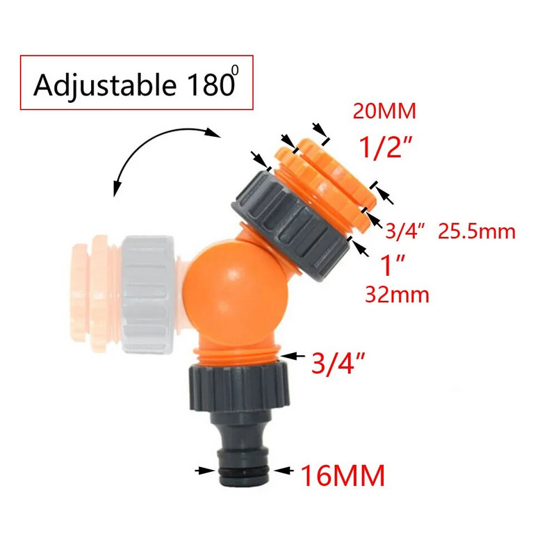 Vrtna slavina 1/4" crijevo Brzi priključak 4/7 8/11 16 mm Zupčasti spoj cijevi za vodu 1/2" 1" 3/4" Muški ženski navoj Adapter za navodnjavanje kap po kap