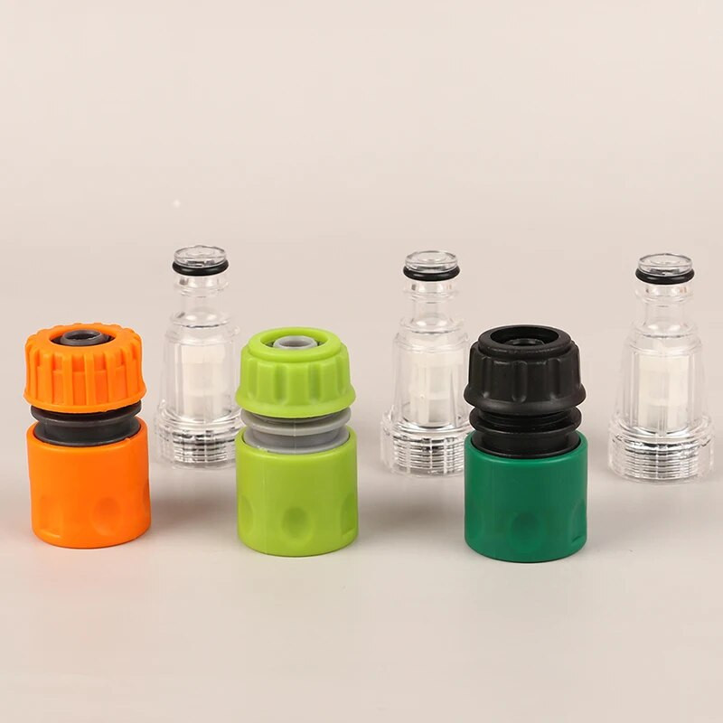 Vízcsatlakozó + szűrő Tartozékok Autómosó Adapter Magasnyomású Mosó Szűrők Hálók Tömlő Cső illesztés Fúvóka Kert