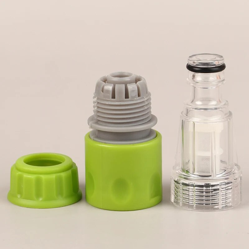 Vízcsatlakozó + szűrő Tartozékok Autómosó Adapter Magasnyomású Mosó Szűrők Hálók Tömlő Cső illesztés Fúvóka Kert