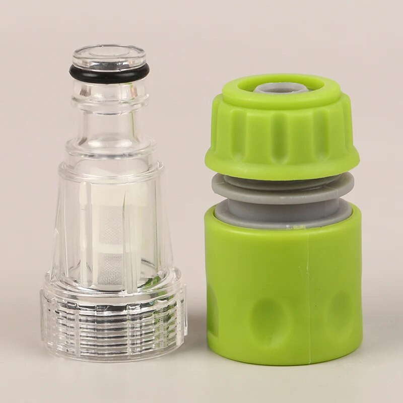 Vízcsatlakozó + szűrő Tartozékok Autómosó Adapter Magasnyomású Mosó Szűrők Hálók Tömlő Cső illesztés Fúvóka Kert