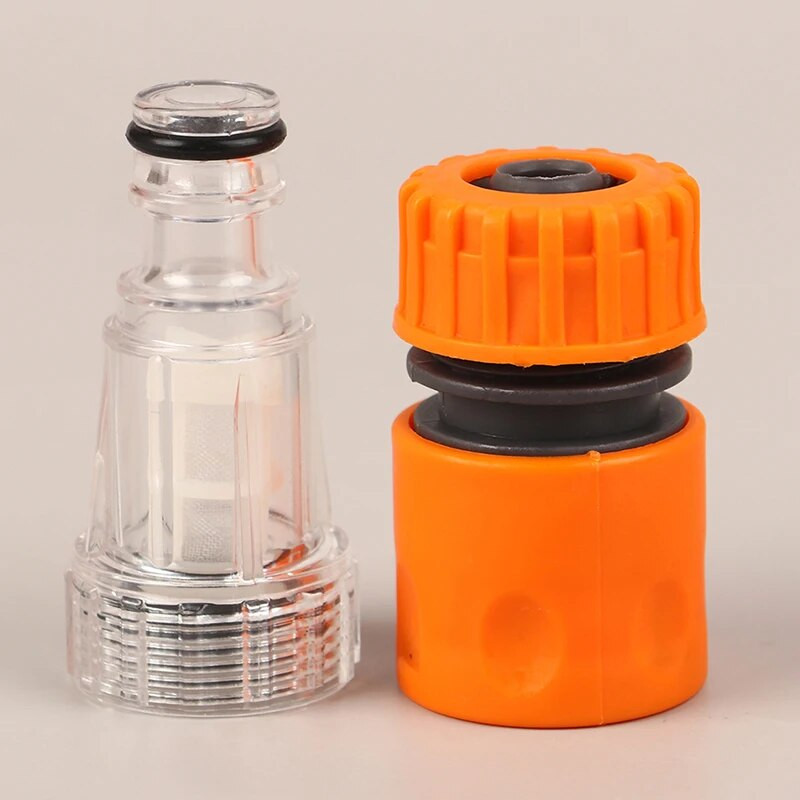 Vízcsatlakozó + szűrő Tartozékok Autómosó Adapter Magasnyomású Mosó Szűrők Hálók Tömlő Cső illesztés Fúvóka Kert