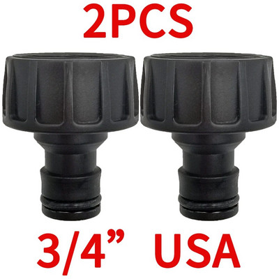 Gyorscsatlakozó mellbimbó EURO USA 3/4 hüvelykes apa menetes tömlő csőadapter kerti csövekhez csepegtető öntözőrendszerhez