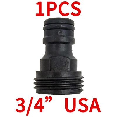 Gyorscsatlakozó mellbimbó EURO USA 3/4 hüvelykes apa menetes tömlő csőadapter kerti csövekhez csepegtető öntözőrendszerhez