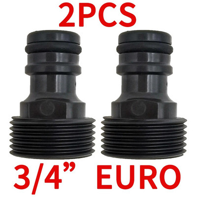 Gyorscsatlakozó mellbimbó EURO USA 3/4 hüvelykes apa menetes tömlő csőadapter kerti csövekhez csepegtető öntözőrendszerhez