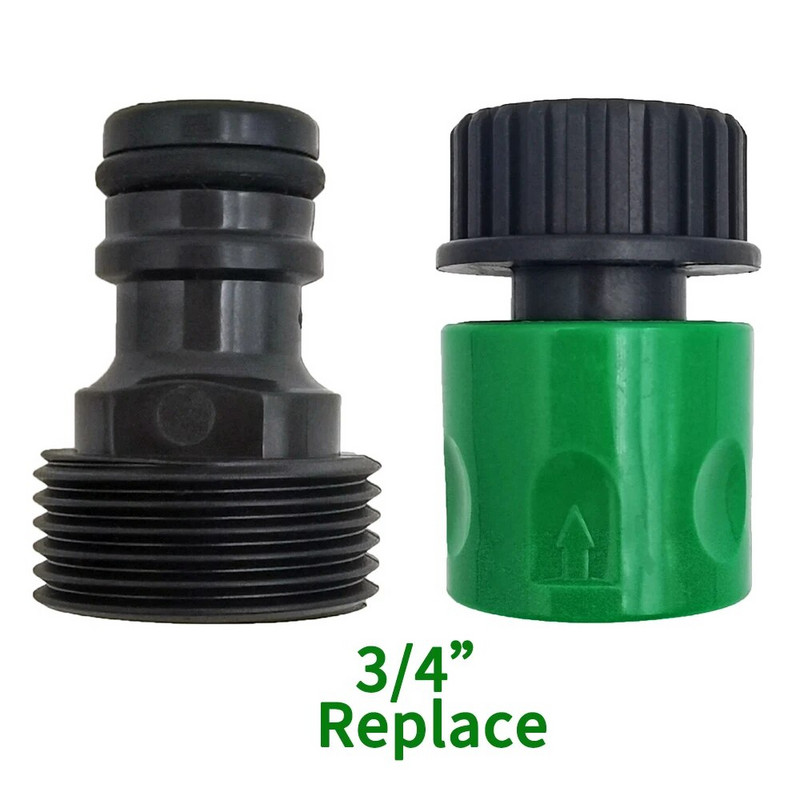 Gyorscsatlakozó mellbimbó EURO USA 3/4 hüvelykes apa menetes tömlő csőadapter kerti csövekhez csepegtető öntözőrendszerhez