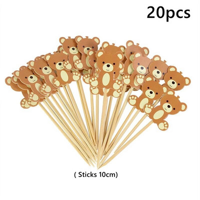 Baby Bear Születésnapi Tortafedő Díszek Gyerekeknek Felnőtteknek Esküvői Tortafedők Boldog Születésnapi Party Valentin napi tortadíszítés