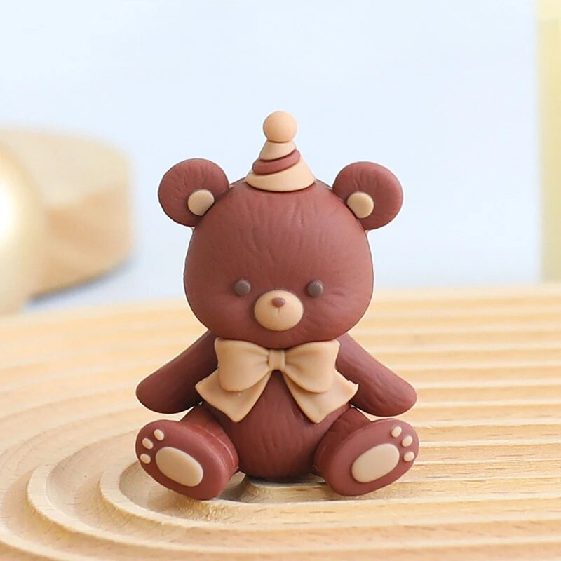 Baby Bear Születésnapi Tortafedő Díszek Gyerekeknek Felnőtteknek Esküvői Tortafedők Boldog Születésnapi Party Valentin napi tortadíszítés