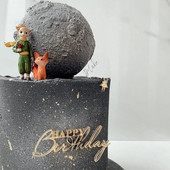 New Oh Baby Happy Birthday Cake Topper Zlatni akrilni Love Wedding Topper Topper za vjenčanje Birthday Party Desert Torta Dekoracije