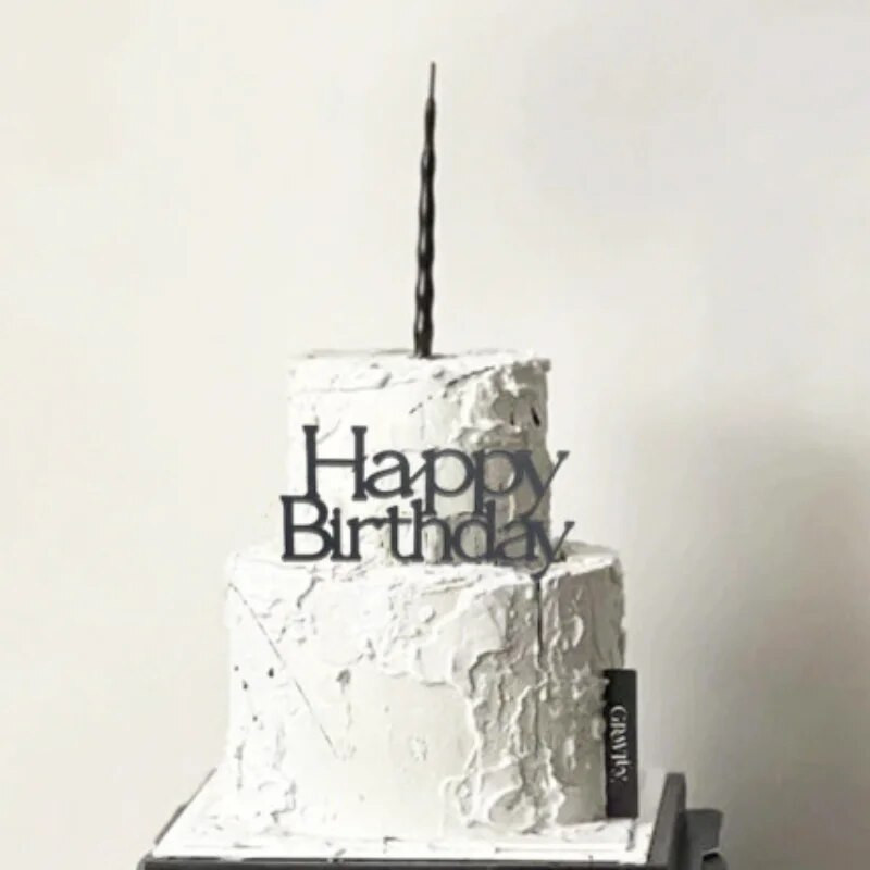 New Oh Baby Happy Birthday Cake Topper Zlatni akrilni Love Wedding Topper Topper za vjenčanje Birthday Party Desert Torta Dekoracije