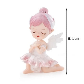 Angel Wing Cake Topper Κοριτσάκι Διακόσμηση γενεθλίων 1 έτους Princess Fairy Cake Baking Παιδική ντεκό βάπτισης γενεθλίων