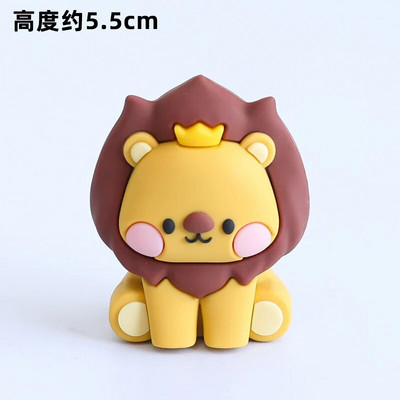 Decoratune pentru tort din pădure Sărbători pentru animale Coș de bambus Vulpe Arici Cupcake Topper Iepure Figură Păpușă Favoruri de naștere pentru copii