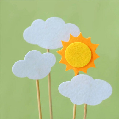 Decoratune pentru tort din pădure Sărbători pentru animale Coș de bambus Vulpe Arici Cupcake Topper Iepure Figură Păpușă Favoruri de naștere pentru copii