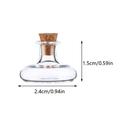 1:12 Nukumaja miniatuurne hoiupaak korkkaanega klaaspudel Mini pisike purk lillevaasid mudel Mänguasjad Nukumaja sisekujundus Juurdepääs