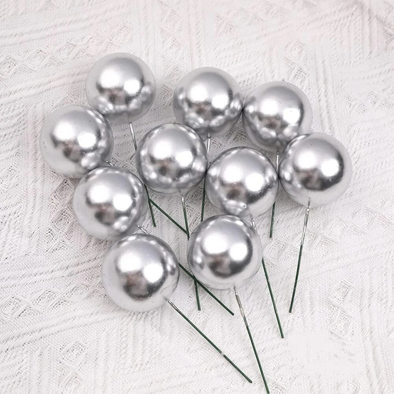30db színes golyós torta betétes tetők barkácsolás mini golyós cupcake sütési díszek születésnapi partira, esküvői évfordulóra, babazuhany