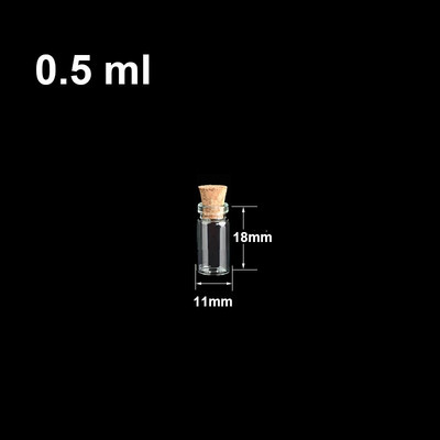 10-50 kom mini staklena boca želja boca s plutom prozirni blagoslov dar lijek lucky drift prazna mala staklenka ukras