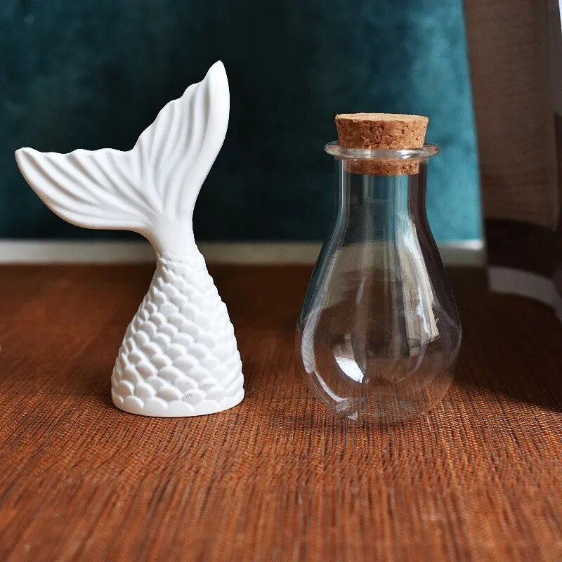 1X mini stiklinio butelio vaza tušti mėginių stiklainiai Mini kamštiniai stikliniai buteliukai laimingi buteliai Vestuviniai „pasidaryk pats“ mini „drift“ buteliukas palinkėjimų buteliukas