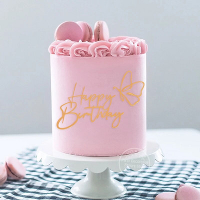 INS új boldog születésnapi tortafeltétek baba gyerekeknek felnőtt születésnapi buli tortadísz arany ezüst akril barkács süteménysütő eszközök