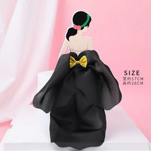 Nauja vestuvinė moteriška suknelė Keksiukas Nugaros šilko marlės sijonas Tortas Tortas Mergaitės gimtadienio torto papuošimai Vestuvių reikmenys