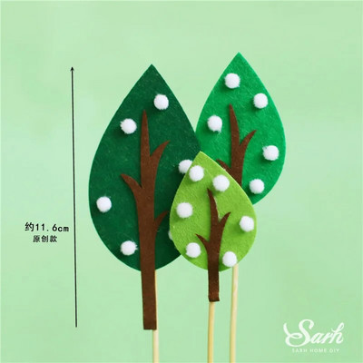 Küpsetuskoogikaunistus Tüdruk Hundi Seenemaja Viljapuu Jänku Palju õnne sünnipäevaks Tort Topper Nukk Kaardi Aksessuaarid