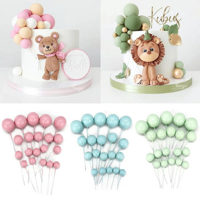 20kom set kuglica za tortu 2cm-4cm DIY rođendanska dekoracija svadbene torte Party Proslava torte Svjetlucave kuglice Božićni dekor