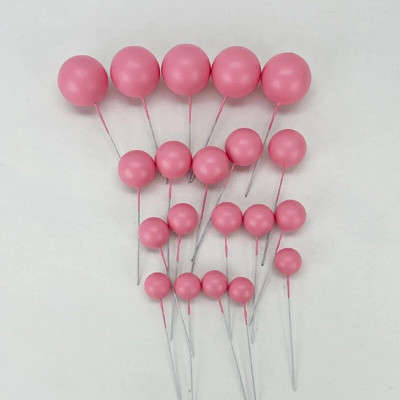 20 tk tordipallide komplekt, 2–4 cm, meisterdamine sünnipäevaks pulmakoogi kaunistuspidu. Tähistage kooki sädelevad pallid jõulukaunistusega