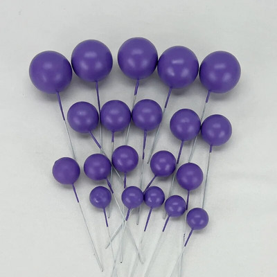 20 tk tordipallide komplekt, 2–4 cm, meisterdamine sünnipäevaks pulmakoogi kaunistuspidu. Tähistage kooki sädelevad pallid jõulukaunistusega