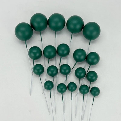 20 tk tordipallide komplekt, 2–4 cm, meisterdamine sünnipäevaks pulmakoogi kaunistuspidu. Tähistage kooki sädelevad pallid jõulukaunistusega