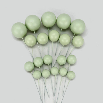 20 tk tordipallide komplekt, 2–4 cm, meisterdamine sünnipäevaks pulmakoogi kaunistuspidu. Tähistage kooki sädelevad pallid jõulukaunistusega