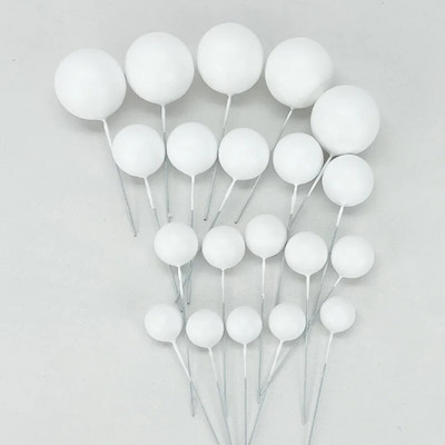 20 tk tordipallide komplekt, 2–4 cm, meisterdamine sünnipäevaks pulmakoogi kaunistuspidu. Tähistage kooki sädelevad pallid jõulukaunistusega