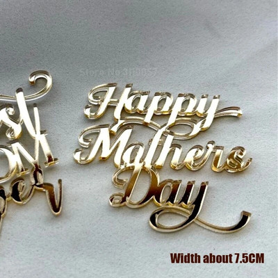 10 tk Glitter Head emadepäeva koogikatted akrüülpeegel, roosa tassikoogi pealistükk Süda Parimad MOM peokoogide magustoidu kaunistused