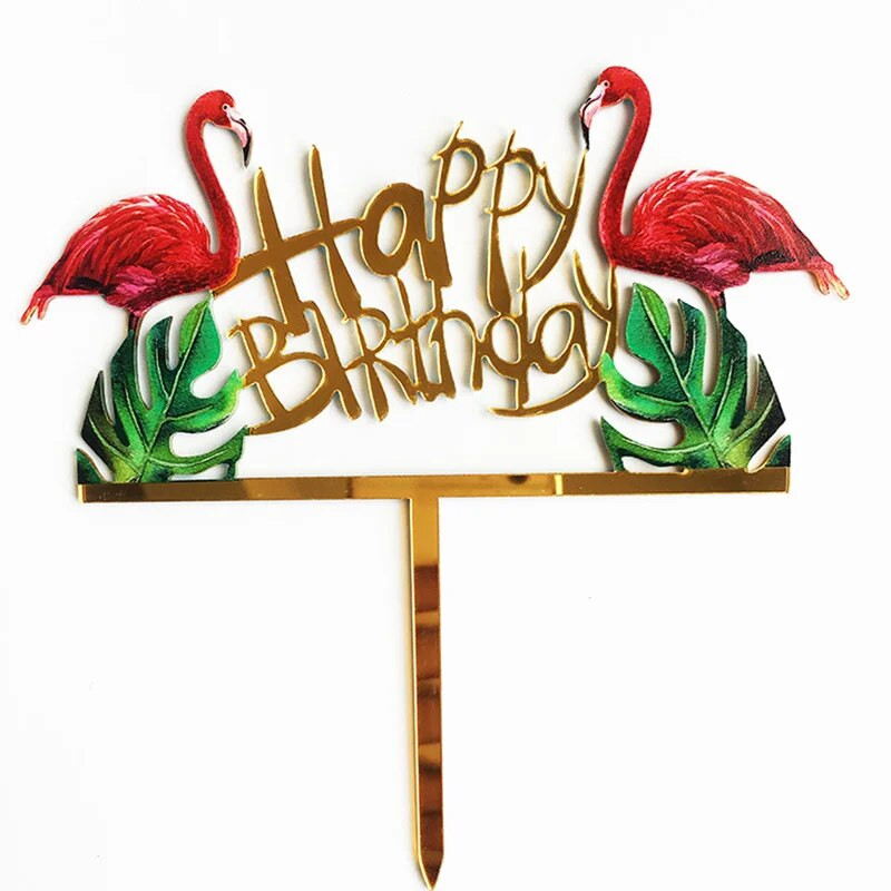 Új sellő boldog születésnapot tortalapoló aranyos rajzfilm arany akril gyerekek születésnapi buli torta teteje desszert dekoráció baba zuhany