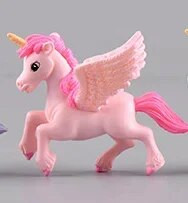 1 vnt. vienaragio torto viršelis miniatiūrinis pegaso vaivorykštės figūrėlė, mergaitė, angelo sparnai, gimtadienio vestuvių torto puošmena